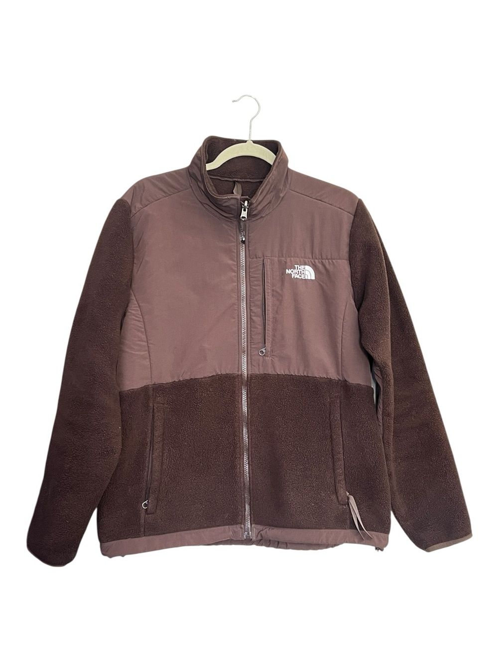 The North Face Denali Brown Two-Tone Mens Fleece Jacket Size L